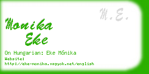 monika eke business card